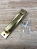 Deltana EP6125U4 Heavy Duty Pocket Door Flush Edge Pull - Brushed Brass