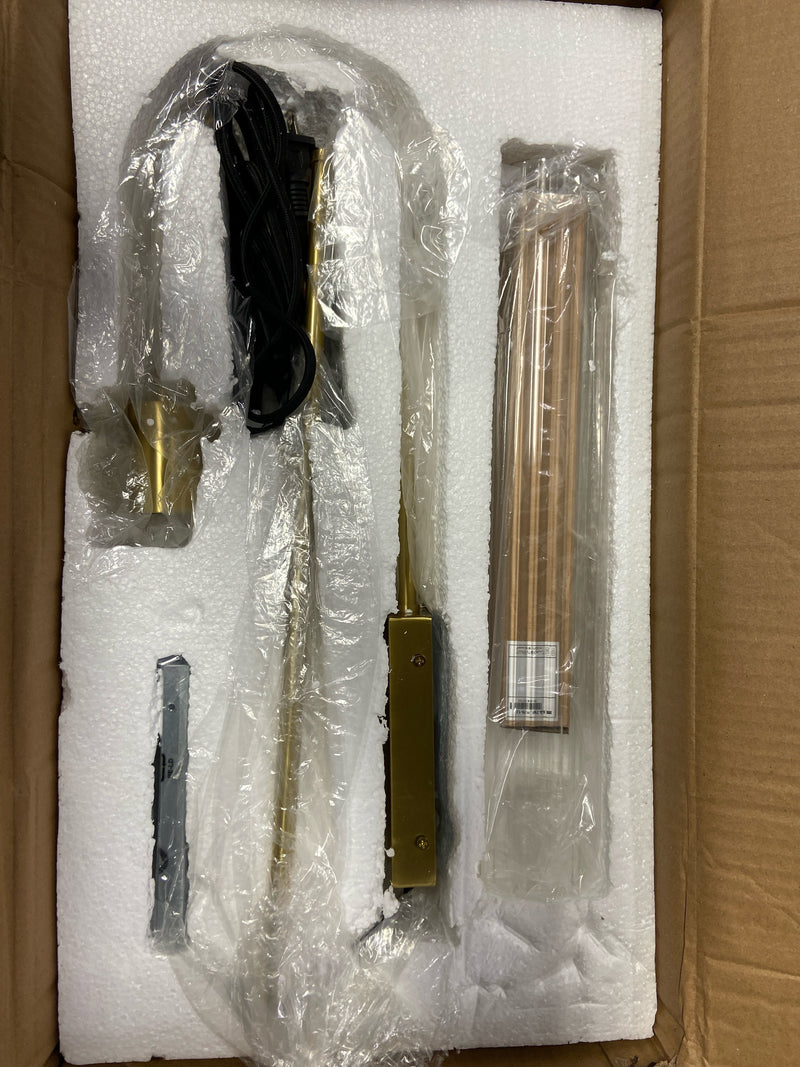 Mitzi HL527201-AGB Nettie-7W 1 LED Wall Sconce in Transitional Style-12 Inches Wide by 36 Inches High