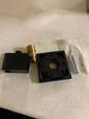 Hansgrohe 26889671 FixFit E Square Wall Elbow with Handshower Holder - Less Hose - Matte Black