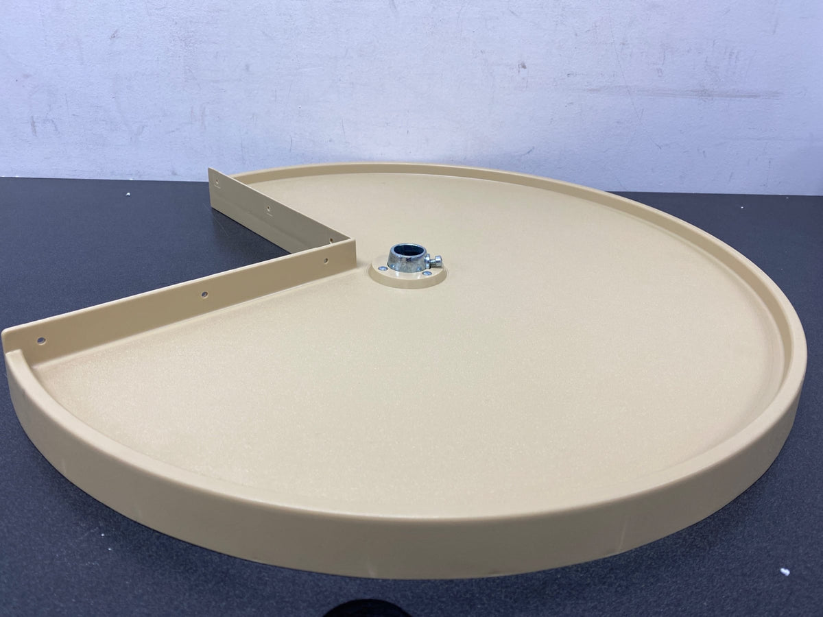 Rev-A-Shelf 6901-24-15-52 6901 Series 24" Diameter Replacement Pie-Cut Shaped Lazy Susan Shelf - Almond
