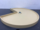 Rev-A-Shelf 6901-24-15-52 6901 Series 24" Diameter Replacement Pie-Cut Shaped Lazy Susan Shelf - Almond