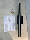 Rennnsan VL8101-54368 Camila 23.6 in. 1-Light Black Linear Dimmable LED Vanity Light