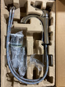 Signature Hardware 447854 Provincetown 1.2 GPM Single Hole Bathroom Faucet with Metal Lever Handle and Pop-Up Drain Assembly