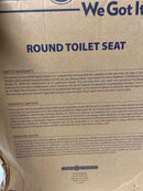 Jones Stephens C3B4R250 Comfort Seats Round Closed-Front Toilet Seat - Citron Yellow