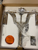 Capital Lighting 419361AD Dawson Tapered Candle Foyer Chandelier, 6-Light 360 Total Watts, 30" H x 25" W, Aged Brass