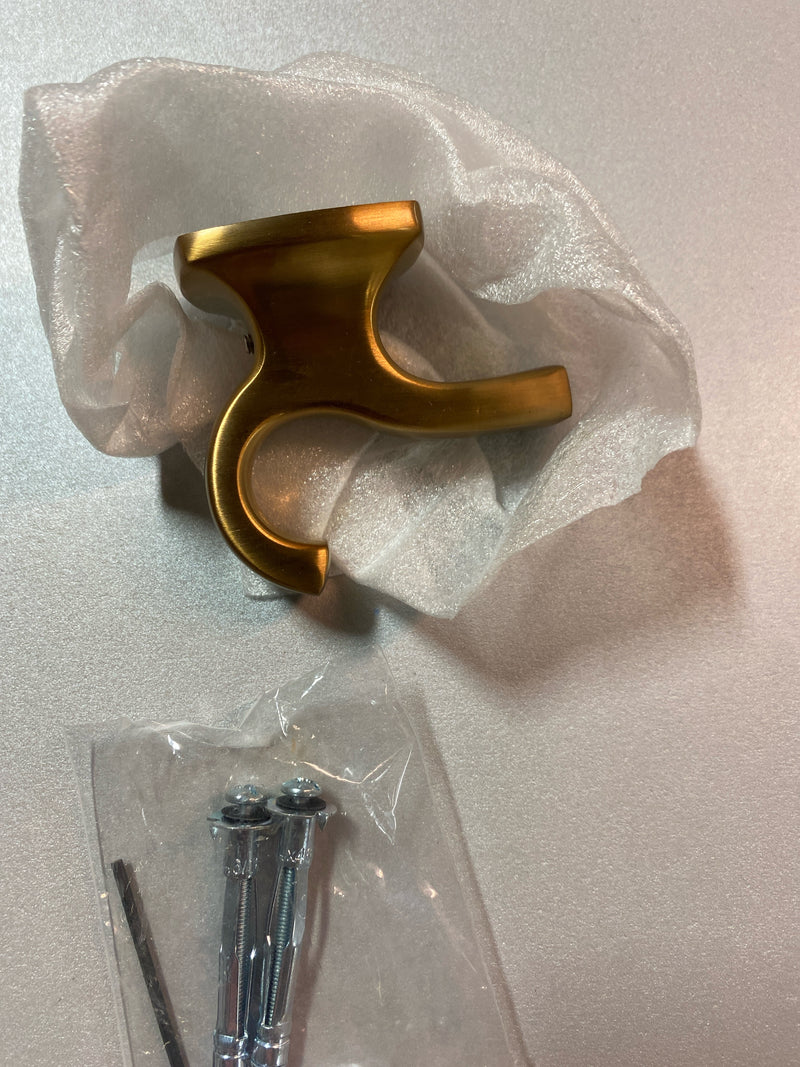 Moen YB5103BG Voss Double Robe Hook in Brushed Gold