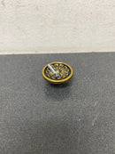 Hickory Hardware P201-LP Manor House 1-5/8" Regal Estate Flower Motif Cabinet Knob / Drawer Knob - Lancaster Hand Polished