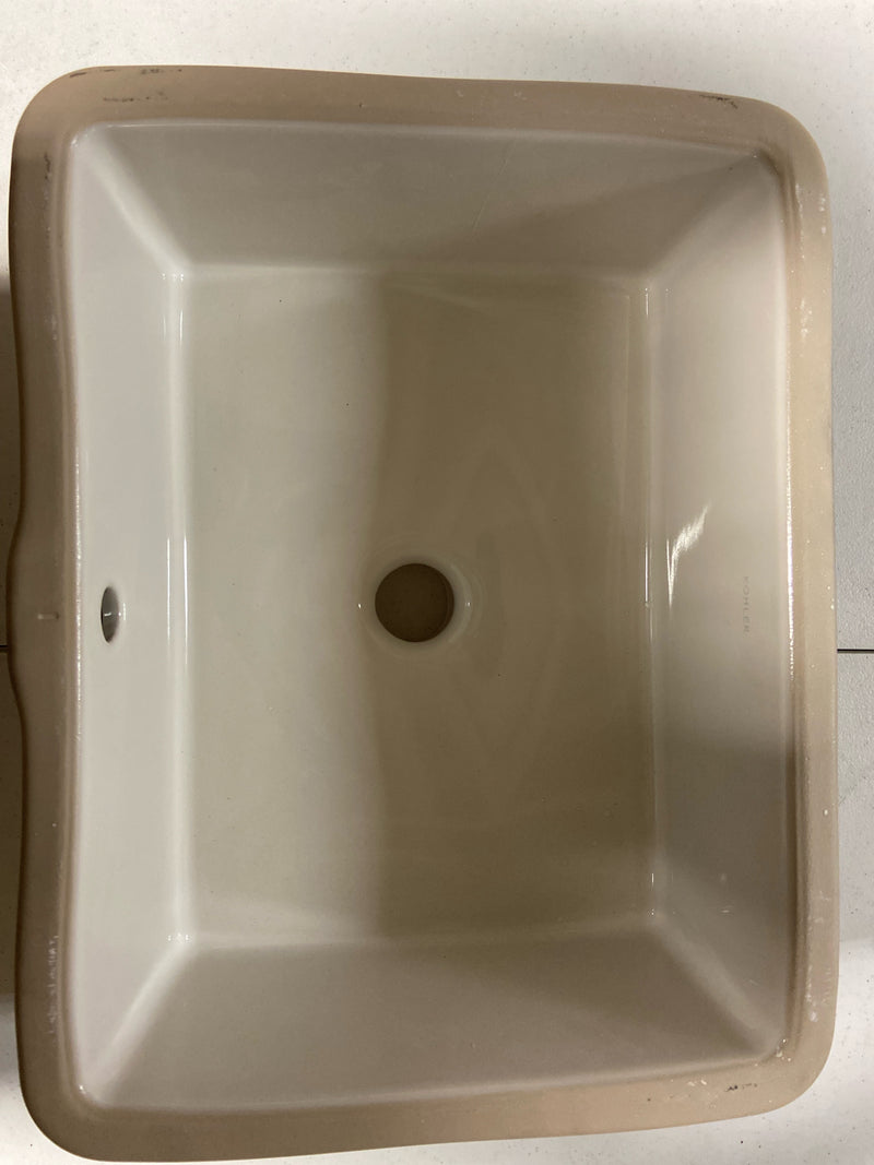 Kohler Verticyl 17-1/8" Rectangular Vitreous China Undermount Bathroom Sink with Overflow