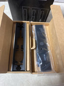 Cavilock CL400A0428 Magnetic Latching Passage Pocket Door Pull for 1-3/8 Inch Door Thickness - Matte Black