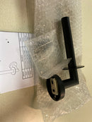 ICO Bath V63085 Summit Wall Mounted Euro Toilet Paper Holder - Matte Black
