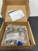 Emtek 510LUUS15 Luzern Solid Brass Passage Lever Set - Satin Nickel