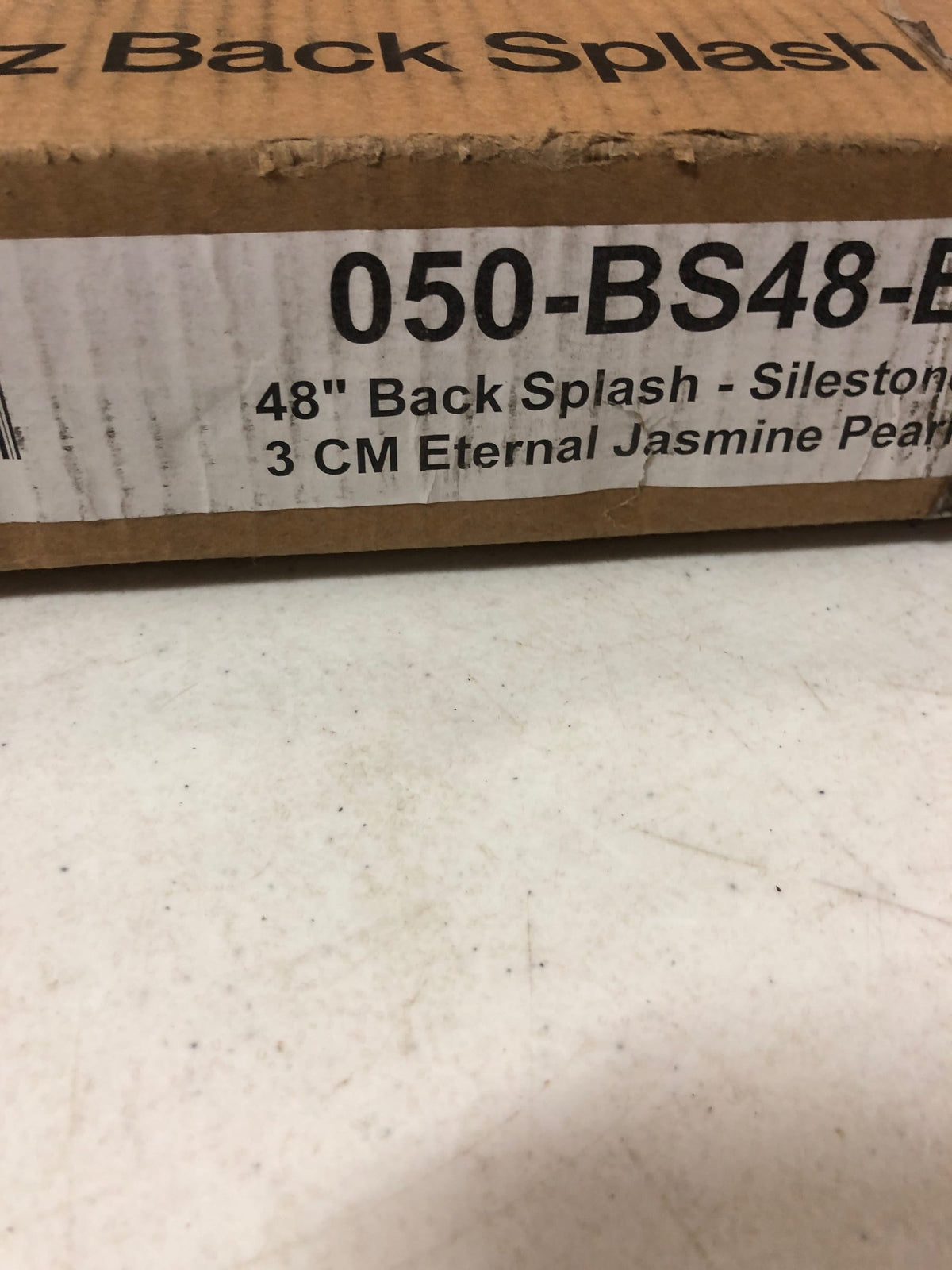 James Martin Vanities 050-BS48-EJP Silestone 48" Quartz Vanity Backsplash - Eternal Jasmine Pearl
