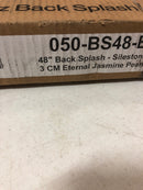 James Martin Vanities 050-BS48-EJP Silestone 48" Quartz Vanity Backsplash - Eternal Jasmine Pearl