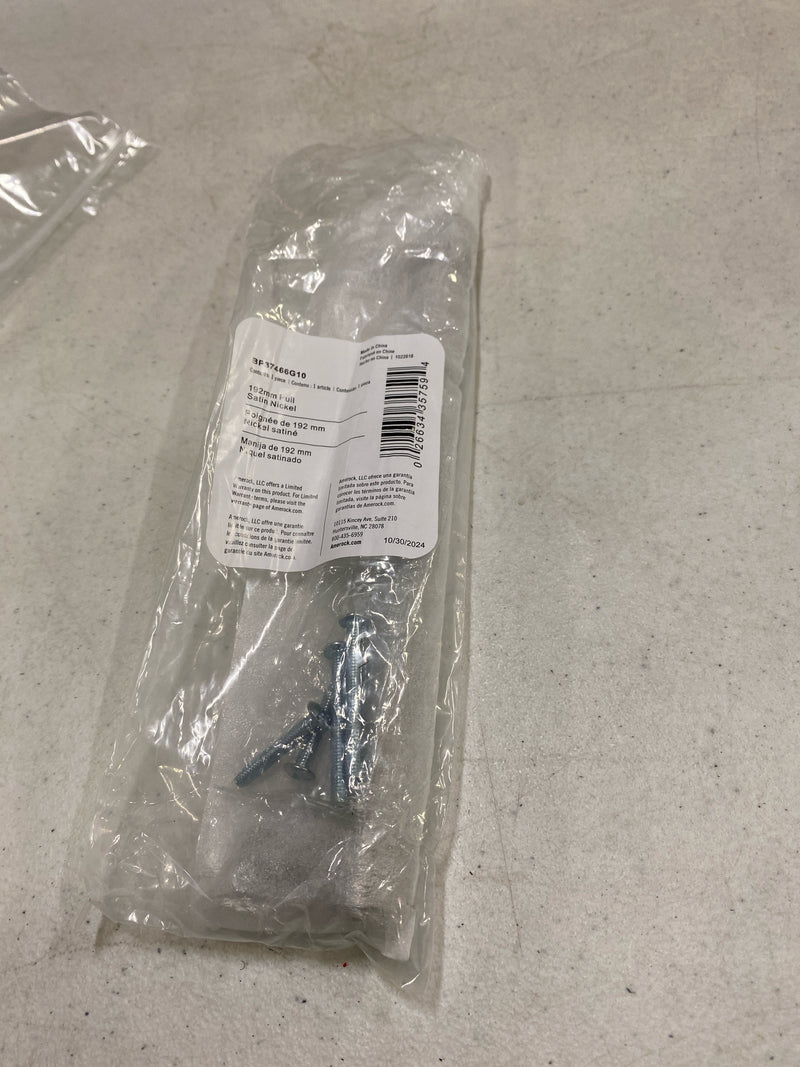 Amerock BP37466G10 Faircrest 7-9/16 in. (192mm) Center-to-Center Satin Nickel Bar Cabinet Pull