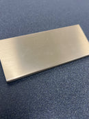 Emtek 87100US4 Edge 3 Inch Center to Center Finger Cabinet Pull - Satin Brass