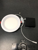 Commercial electric 91463 True Baffle High Lumen 6 in. Selectable CCT New Construction and Remodel Integrated LED Recessed Lighting Kit