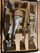 Signature Hardware 483894 Lexia 1.2 GPM Widespread Bathroom Faucet with Pop-Up Drain Assembly - Brushed Gold