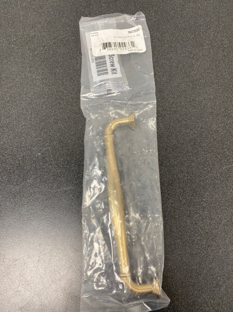 Emtek 86473US4 Blythe 6 Inch Center to Center Handle Cabinet Pull - Satin Brass