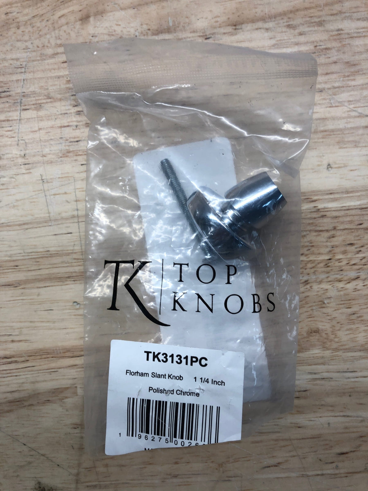 Top Knobs TK3131PC Florham 1-1/4 Inch Mushroom Cabinet Knob - Polished Chrome