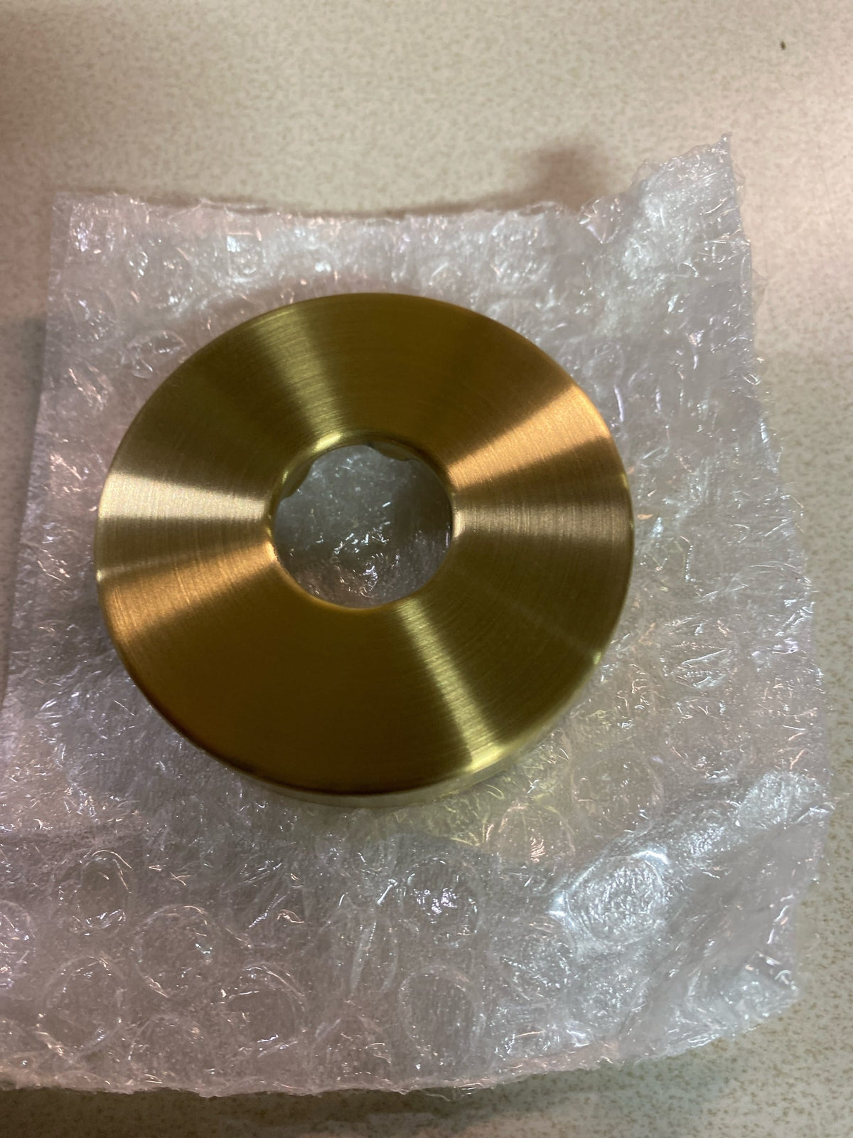 Pfister USC-20SHW Modern Round Shower Arm Flange - Brushed Gold