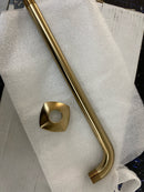 Brizo 83867-GL Allaria 13" Wall mount Shower Arm and Flange - Luxe Gold