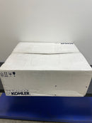 Kohler Caxton Vitreous China Undermount Bathroom Sink with Glazed Underside in White