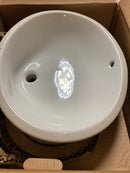 KOHLER Caxton White Undermount Oval Bathroom Sink with Overflow Drain (21.25-in x 17.25-in)