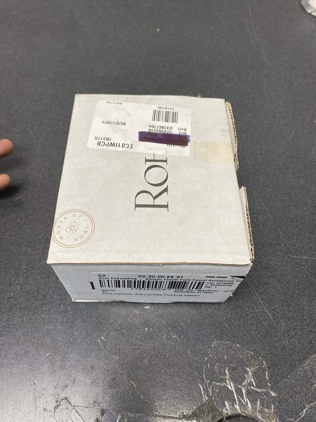 Rohl EC81IWPCB Eclissi Wheel Handle - Polished Chrome / Matte Black