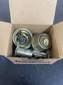 Kwikset 665-5S.DS Double Cylinder Deadbolt with SmartKey from the 660 Series - Antique Brass