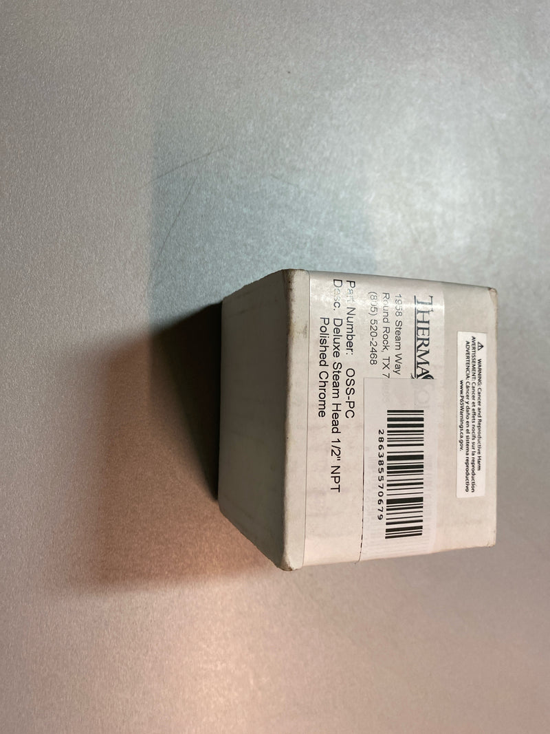 ThermaSol OSS-PN Commercial Steam Head - Polished Nickel