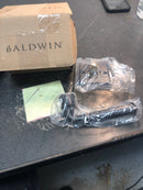 Baldwin HDFEDRTSR112 Federal Non-Turning One-Sided Dummy Door Lever with Square Rose - Venetian Bronze