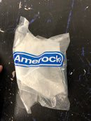 Amerock BP36872FB Caliber 1-1/4 Inch Geometric Cabinet Knob - Matte Black