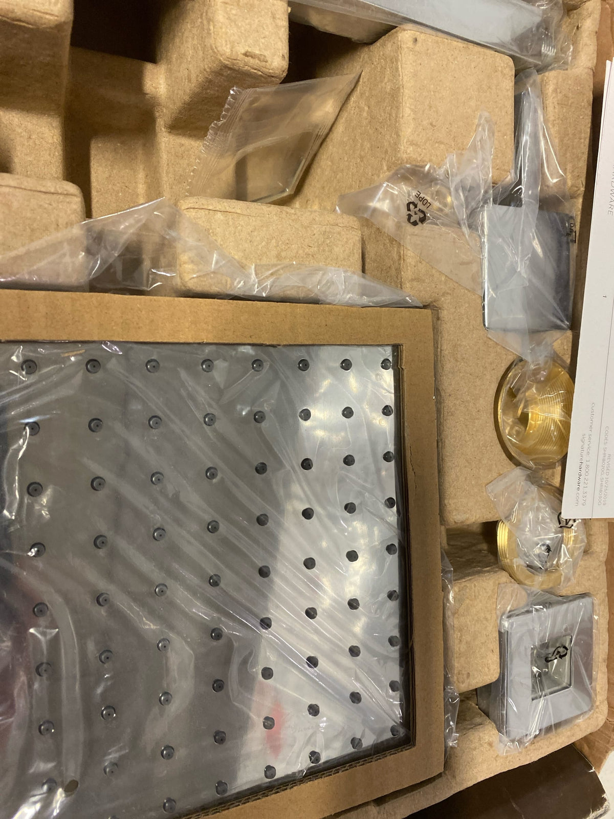 Signature Hardware 449859 Rigi Pressure Balanced Shower Only Trim Package - Less Valve - Chrome