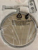 LANSI Wall Mounted Makeup Mirror, 10x/1x Double-Sided Magnifying Mirror, 360° Extendable Arm Bathroom Mirror, 8 inch Vanity Mirror for Makeup or Shaving Chrome Finish