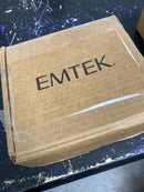 Emtek 5050STUUS4RH Stuttgart Right Handed Non-Turning Two-Sided Dummy Door Lever Set with Square Rose from the Brass Modern Collection - Satin Brass