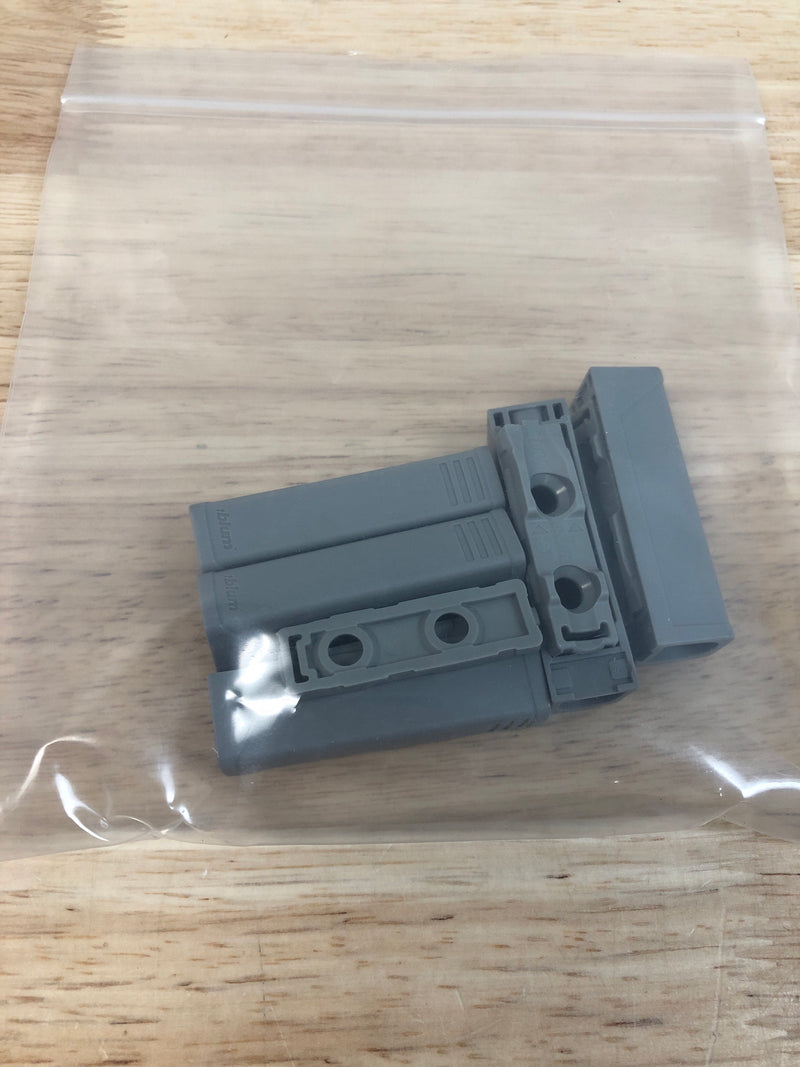 Blum 956.1201GR TIP-ON In Line Adapter Plate Standard Size - Platinum Grey