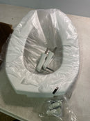 Bemis 3L2155T 000 DuraGuard Elongated Toilet Seat with 3 Inch Risers - White