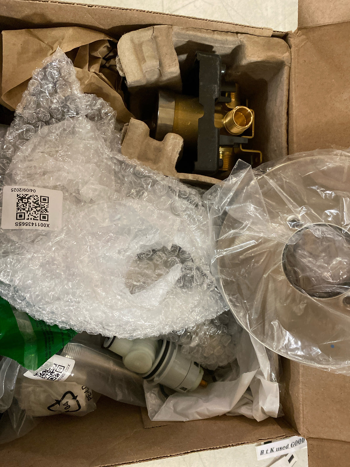 Delta 144749-SS-HS Nicoli Monitor 14 Series Tub and Shower Trim Package with 1.75 GPM Multi Function Hand Shower - Rough-In Valve Included - Brilliance Stainless