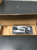 Baldwin PD006190KT Santa Monica Style Pocket Door Interior Privacy Trim from the Estate Collection - Satin Black