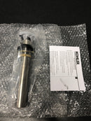 Kohler K-33151-BL Pop-up Clicker Drain Without Overflow - Matte Black