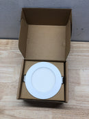 DALS Lighting 5004-CC-WH 4" LED Canless Recessed Fixture - Color Temperature Adjustable - White