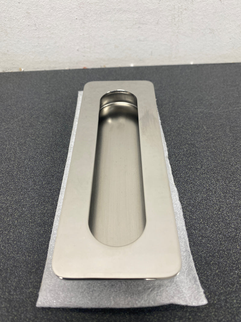 Linnea RPR-150-PSS 304 Grade Stainless Steel 5-7/8 Inch Long Flush Cabinet Pull - Polished Stainless Steel
