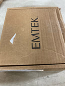 EMTEK Square Rosette Dummy, Pair with Matching Finish Freestone Lever - Choice of 7 Finishes - 5050FRLUS19 - Flat Black (US19)