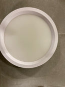 Edge 6" Round LED Flush Mount - White