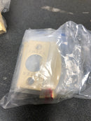 Emtek 8221PUS4 Providence Privacy Door Knob Set with Rectangular Rose from the Brass Classic Collection - Satin Brass