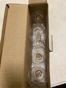 Bulbrite 776242 Pack of (4) 7.6 Watt Dimmable ST18 Medium (E26) LED Bulbs- 800 Lumens, 2700K, and 80CRI - Clear
