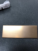 Amerock BP36574CZ Edge Pull 4-1/2 Inch Long Finger Cabinet Pull - Champagne Bronze