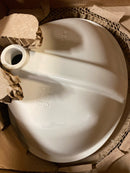 Kohler K-2211-96 Caxton 21-1/4" x 17-1/4" Undermount Bathroom Sink with Overflow - Biscuit