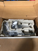 Delta 589SH-BL-DST Tetra 1.2 GPM Single Hole Bathroom Faucet and Push Pop-up Drain Assembly - Matte Black