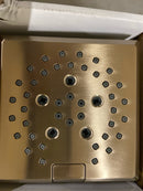 Delta Universal Showering Components H2Okinetic 5-Setting Angular Modern Raincan Shower Head